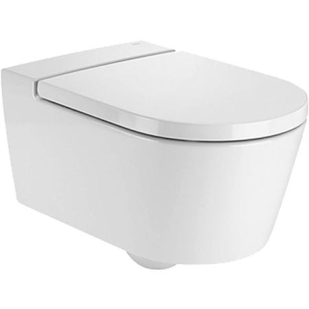 Сиденье для унитаза Roca Inspira 80152C00B Белая с микролифтом