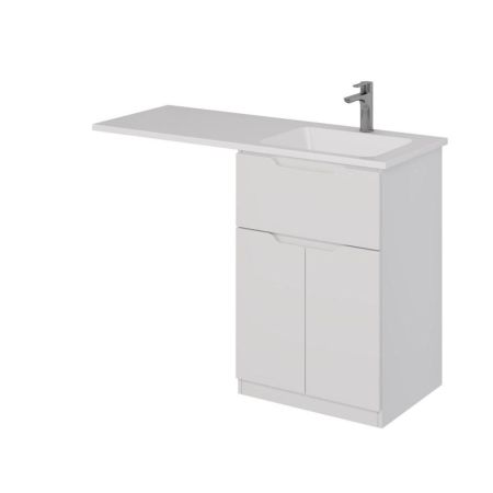 Тумба под раковину напольная Dreja Vega 60 см, белый, артикул 99.0450