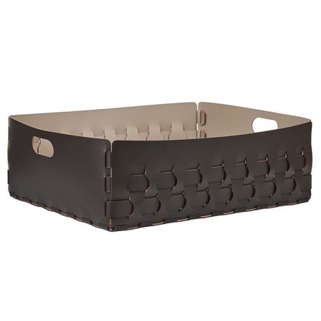 Colombo Adj Корзинка Dubai, 60x50H20 см, цвет: шоколад/капучино, артикул BADJ2049-0604