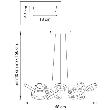 Люстра подвесная Unitario Lightstar 763010, артикул 763010