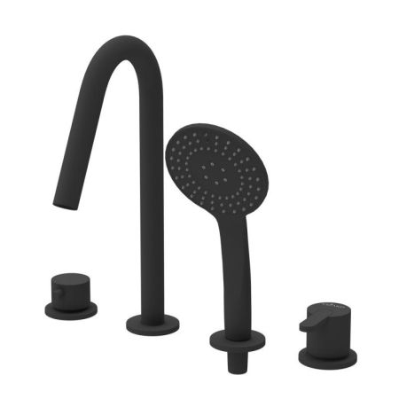 Смеситель на борт ванны LEAF-BVDM4