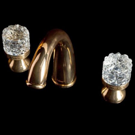 Смеситель для раковины CRYSTAL золото Opadiris, артикул 