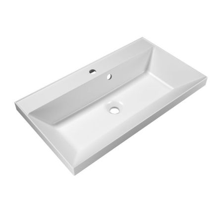 Раковина Florentina Астория 80 см 10.170.00800.001, белая, артикул 10.170.00800.001