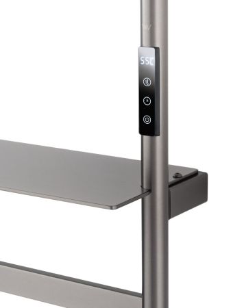 Полотенцесушитель электрический WONZON & WOGHAND DÜSSELDORF, Темный графит (WW-A203-GM), артикул WW-A203-GM