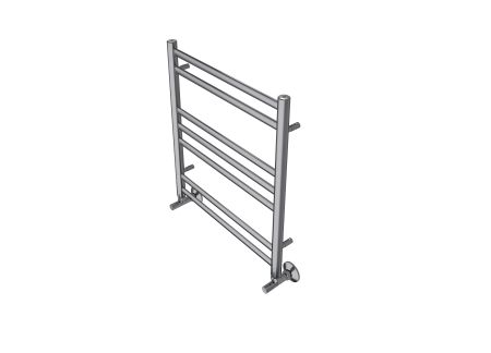 Полотенцесушитель водяной Aquatek (Акватек) Оберон П7 500х600 мм, подключение нижнее/диагональное, сверхпрочная пищевая нержавеющая сталь AISI 304L, гарантия 10 лет, артикул AQ RO0760CH