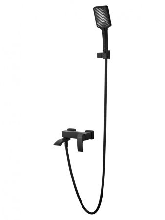 Смеситель для ванны с душем WONZON & WOGHAND FIT, Черный матовый (WW-88639009-MB), артикул WW-88639009-MB