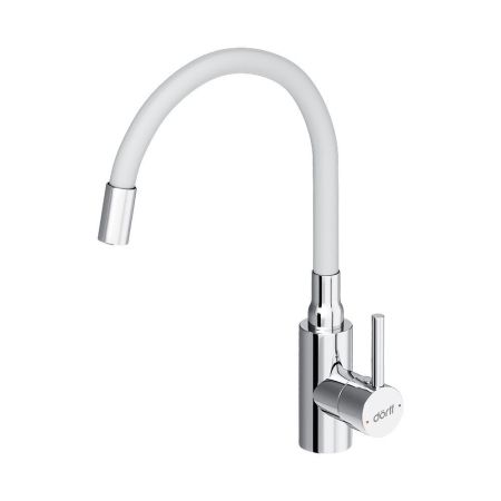 D3007633 Logic кухонный смеситель с гибким изливом, белый, артикул D3007633