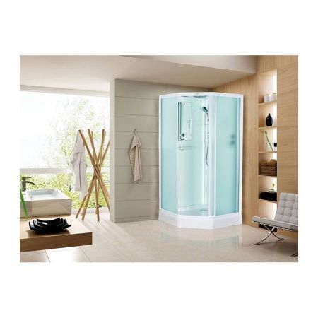 Кабина душевая ESBANO ES-L 100 PR (с подсветкой), артикул ESKL100PR