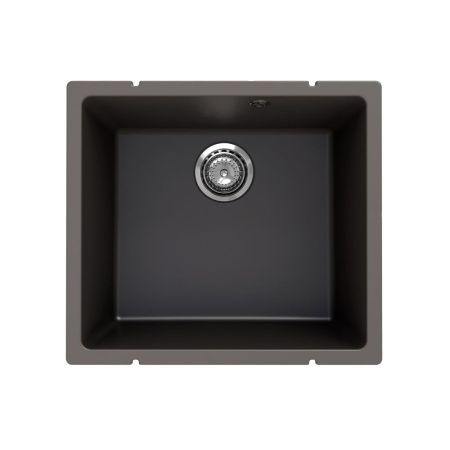 Кухонная мойка Ulgran Quartz Under 450-09, асфальт, артикул Under 450-09