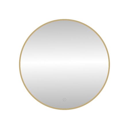 Зеркало с подсветкой LED Fixsen FX-1060G круглое 60х60 см, золотой сатин, артикул FX-1060G