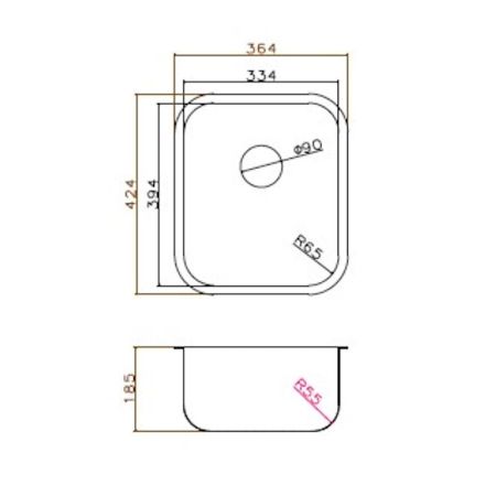 Кухонная мойка Grandex Aqua Select 200330, сатин