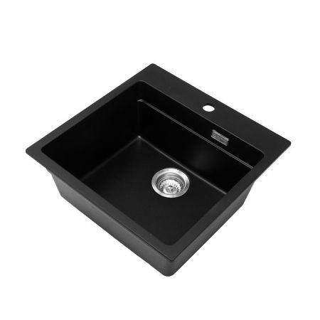 Кухонная мойка Grandex Aqua Comfort 500405, черный металлик