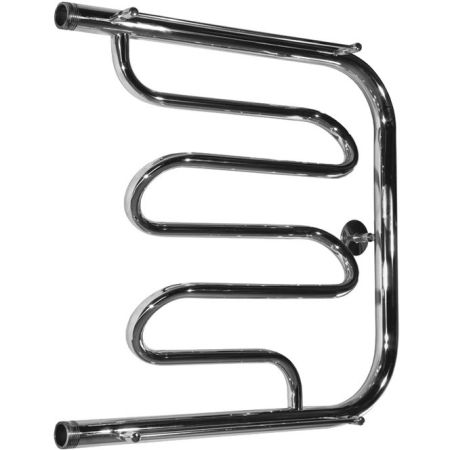 Водяной полотенцесушитель Тругор ПМ 2 П 60x60 с полкой Хром, артикул ПМ2/6060П