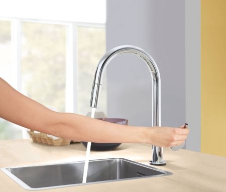 Смеситель для кухни GROHE Minta Touch сенсорный, хром (31358002)