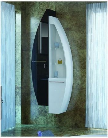 Шкаф-пенал De Aqua Эскалада RS1 L белый