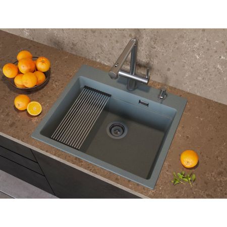 Кухонная мойка Grandex Aqua Comfort 500502, серый