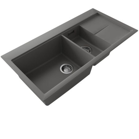 Кухонная мойка с разделочной доской Florentina РОССАНА 20.335.E1000.307, серый шёлк, артикул 20.335.E1000.307