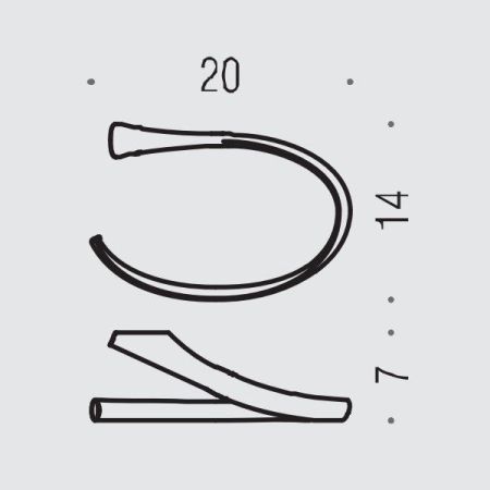 Colombo Land Держатель для бумаги, цвет: хром, артикул B2831.CR