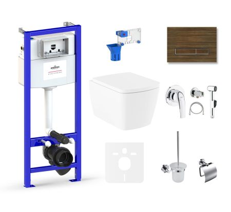 Комплект 10 в 1 Lavinia Boho Aveo Rimless 75110722, премиум с пластиковой клавишей, артикул 75110722