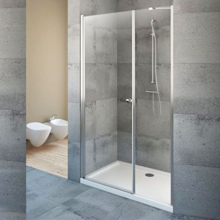 Душевая дверь в нишу Radaway Eos DWS 120 L профиль Хром стекло прозрачное