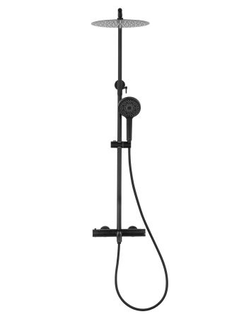 Душевая система WONZON & WOGHAND STICK, Черный матовый (WW-88739017-MB), артикул WW-88739017-MB