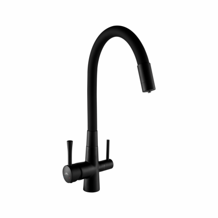 Смеситель для кухни FASHUN A4362-7, чёрный