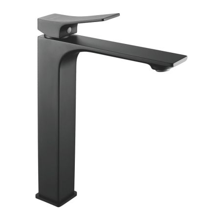 Смеситель для раковины высокий Shevanik S6111H, черный, артикул S6111H