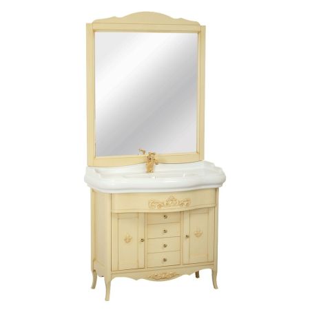 BELLA Зеркало прямоугольное 96xH114x3 см, цвет: DECAPE SABBIA, артикул 25951