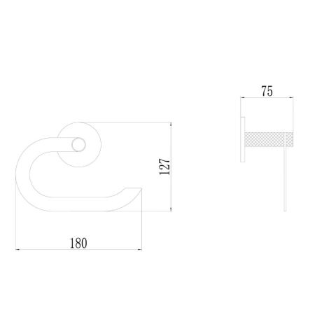Держатель для туалетной бумаги Savol S-002152HD, черный/бронза, артикул S-002152HD