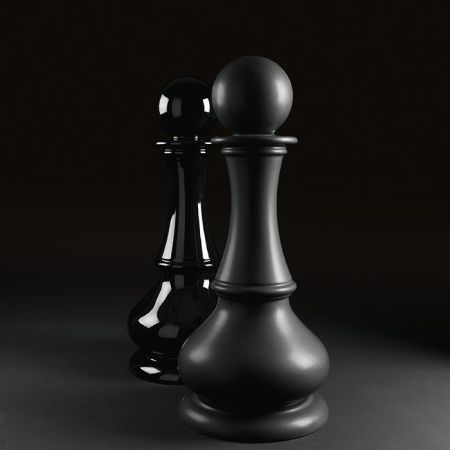 Kerasan Artwork Cтатуэтка декоративная Pedone, цвет черный матовый, артикул 471231