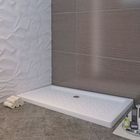 Керамический душевой поддон RGW CER CR-148 80x140x10 Белый, артикул 19170384-01