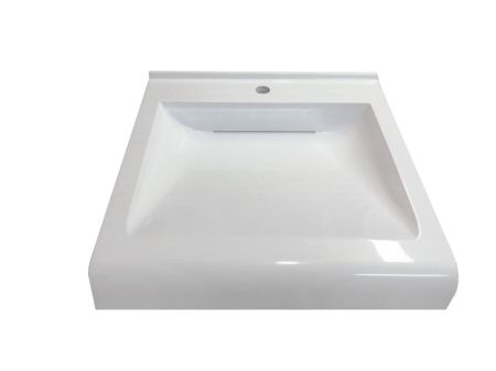 Раковина над стиральной машиной Футур 60х60 с кронштейнами и сифоном