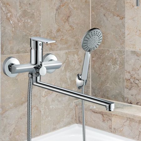 Смеситель для ванны WesnaArt RAY11-320, хром, артикул RAY11-320