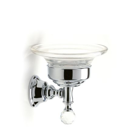 Stil Haus Smart Light, настенная стеклянная мыльница, цвет золото, артикул SL09(16)