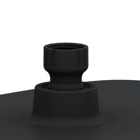 947050300 Apollo верхний душ, круг, черный, артикул 947050300