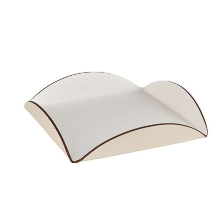 ADJ Подставка для сервировки, 25x25 см., цвет: белый/панна котта, артикул 0018.10/16