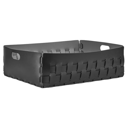 ADJ Корзинка Bottega, 60x50xH20 см., цвет: черный/серый, артикул 1049.01/03