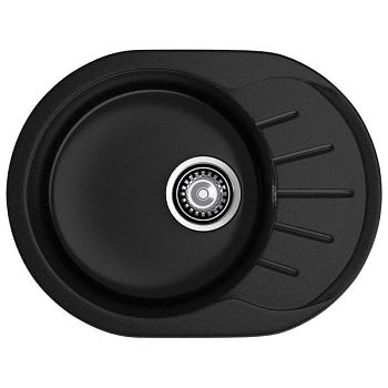 Кухонная мойка GranFest RONDO 580L, черный