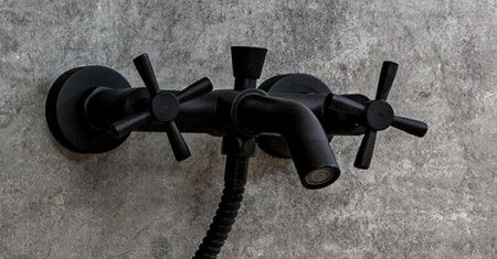 Душевая система Orange Mia M34-933b Черная, артикул M34-933b