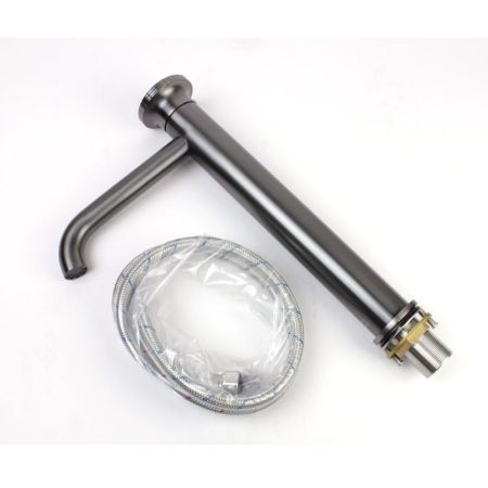 Смеситель для раковины Bronze de Luxe 9008GM-G, графит/зеленый