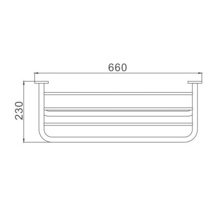 Полка для полотенец Haiba HB804,