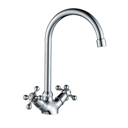Смеситель для кухни WesnaArt RASSVET RAS02-110, хром, артикул RAS02-110