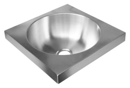 Раковина Nofer 36 13039.A.S. сатин, матовая