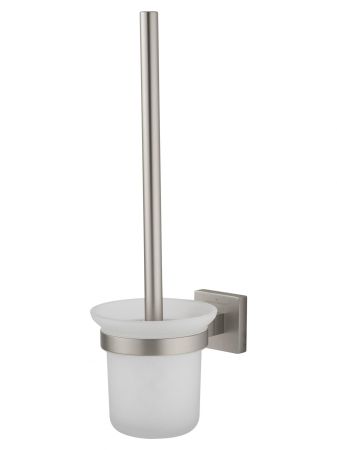 Туалетный ершик в комплекте WONZON & WOGHAND POLO, Брашированный никель (WW-8919-BN), артикул WW-8919-BN