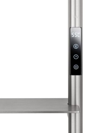 Полотенцесушитель электрический WONZON & WOGHAND DÜSSELDORF, Брашированный никель (WW-A203-BR), артикул WW-A203-BR