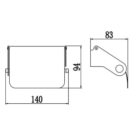 Держатель для туалетной бумаги D-Lin D201505, хром