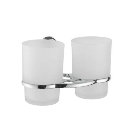 Стакан двойной Maretti Karla KA8022010, хром, артикул KA8022010