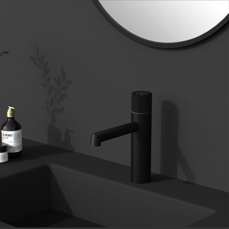 смесители для раковины Vincea Смеситель для раковины Desire VBF-1D3MB, черный,, артикул VBF-1D3MB