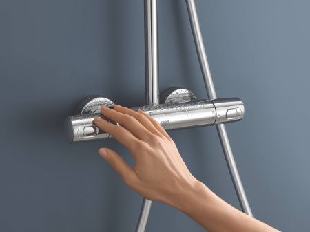Душевая система GROHE Vitalio Joy XXL 310 с термостатом для душа, хром (26400001)