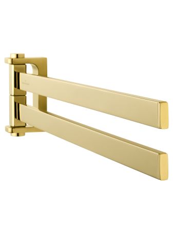 Полотенцедержатель поворотный WONZON & WOGHAND ECLIPSE, Глянцевое золото (WW-9131-LG)